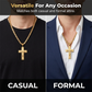 🔥While Supplies Last 40% OFF!🎉 Men's Vintage Chain Necklace with Cross Pendant