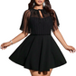 🔥While Supplies Last 40% OFF!🎉 Women's Plus-Size A-Line Cape Dress