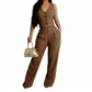 Women's V-Neck Vest & Wide-Leg Pants Set 🌿 Relaxed Fit & Flowy Silhouette – Comfy Enough for Home, Stylish for Out ✨