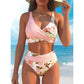 🔥While Supplies Last 40% OFF!🎉 Women's Floral Print High Waist Bikini Set