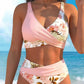 🔥While Supplies Last 40% OFF!🎉 Women's Floral Print High Waist Bikini Set
