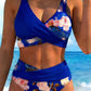 🔥While Supplies Last 40% OFF!🎉 Women's Floral Print High Waist Bikini Set