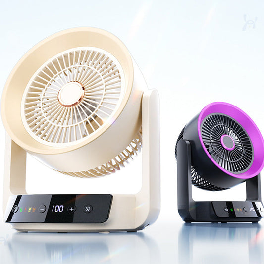 🔥While Supplies Last 40% OFF!🎉 Quiet Desktop Fan with Smart LED Display