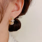 🔥While Supplies Last 40% OFF!🎉 Sparkling Elegant Floral Cluster Hoop Earrings