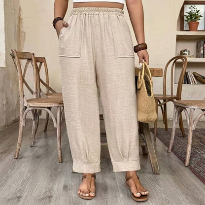 🔥While Supplies Last 40% OFF!🎉 Women's Relaxed Fit Cuffed Ankle Pants