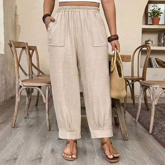 🔥While Supplies Last 40% OFF!🎉 Women's Relaxed Fit Cuffed Ankle Pants