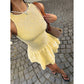 ☀️Summer Hot Sales - 65% OFF💃Sleeveless Gingham Smocked Mini Dress