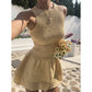 ☀️Summer Hot Sales - 65% OFF💃Sleeveless Gingham Smocked Mini Dress