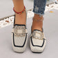 ⏳Limited-time 50% off⏰Square Toe Breathable Flat Shoes🥿