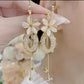 🔥While Supplies Last 40% OFF!🎉 Elegant Flower Tassel Dangle Earrings