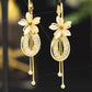 🔥While Supplies Last 40% OFF!🎉 Elegant Flower Tassel Dangle Earrings