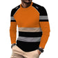 📢📢50% OFF !! ⏰Men's Printed Round-neck Long-sleeve Shirt