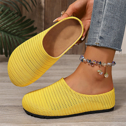 🔥While Supplies Last 40% OFF!🎉  Women’s Breathable Knit Mules – Slip-On, Lightweight, Cushioned 🌸
