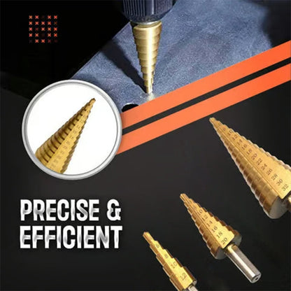 🔥While Supplies Last 40% OFF!🎉 6 PCS Pagoda-Shaped Drill Bits Set with Storage Case