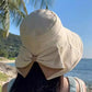 🎁New Arrival 50% OFF💥Women's Bowknot Wide Brim Sun Protective Hat