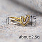 📢📢33% OFF !! ⏰Two-Tone Layered Heart Ring