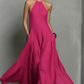 🔥While Supplies Last 40% OFF!🎉 Women's Elegant Sleeveless Halter Maxi Dress