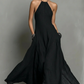 🔥While Supplies Last 40% OFF!🎉 Women's Elegant Sleeveless Halter Maxi Dress