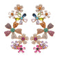 🌸 50% OFF NOW! 🌸Women's Vibrant Floral Crawler Earrings