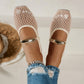 🔥While Supplies Last 40% OFF!🎉 Women's Elegant Hollow-Out Breathable Flats