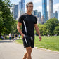 🔥While Supplies Last 40% OFF!🎉 Men's Waffle Knit T-Shirt & Shorts Set