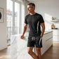 🔥While Supplies Last 40% OFF!🎉 Men's Waffle Knit T-Shirt & Shorts Set