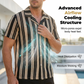 ⏳Limited-time 50% off⏰Men's Breathable Vertical Stripe Short Sleeve👔