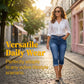 👖 50% OFF NOW! 🌸 Women's Stretch High Rise Capri Pants – 4-way stretch & tummy control – Breathable, perfect for yoga, travel or casual days – comfy and flattering ✨