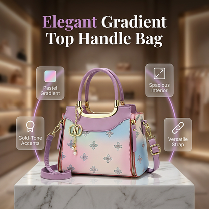 🏆LAST DAY SALE 50% OFF🔥Women's Chic Gradient Top Handle Bag