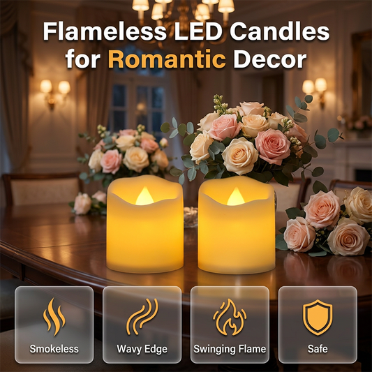 🔥While Supplies Last 40% OFF!🎉 Warm Flickering Flameless LED Candles