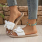 🔥While Supplies Last 40% OFF!🎉 Elegant Bow Flat Sandals