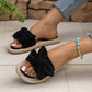 🔥While Supplies Last 40% OFF!🎉 Elegant Bow Flat Sandals