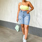 🔥While Supplies Last 40% OFF!🎉 Women's Plus Size Distressed Denim Shorts