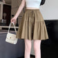 📢📢41% OFF !! ⏰Women High Waist Skirt Pants Wide Leg Ruffle Culottes