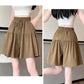 📢📢41% OFF !! ⏰Women High Waist Skirt Pants Wide Leg Ruffle Culottes