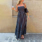 🔥While Supplies Last 40% OFF!🎉 Women's Striped Cami Maxi Dress