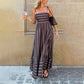 🔥While Supplies Last 40% OFF!🎉 Women's Striped Cami Maxi Dress