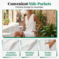 👗 50% OFF NOW! ⏰ Elegant Slim Fit Cowl Neck Dress – Sleeveless, side pockets & versatile – Flattering drape, perfect for work or evenings – comfortable and chic ✨🌸