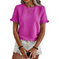 🌸 Women's Flutter Sleeve Blouse | V-Neck | Breathable Cotton | Summer Staple