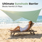 📢📢49% OFF !! ⏰Portable Diamond-Shaped Camping Tarp Sun Shelter