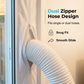 ❄️ LIMITED-TIME 50% OFF! 💥 Portable AC Window Seal Kit – Dual Zipper, Waterproof, Universal Fit ✨