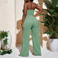 📢📢40% OFF !! ⏰Women's Strapless High-Waisted Wide-Leg Jumpsuit