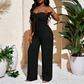 📢📢40% OFF !! ⏰Women's Strapless High-Waisted Wide-Leg Jumpsuit