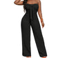 📢📢40% OFF !! ⏰Women's Strapless High-Waisted Wide-Leg Jumpsuit