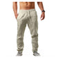 🏆NOW  50% OFF🔥Men's Casual Linen Drawstring Trousers