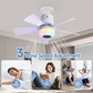 🥳SUMMER HOT SALE🥳💞50K+ SOLD!💥50% OFF! 🎁Smart E27 Ceiling Fan Light with Hi-Fi Bluetooth Speaker & Mood Lighting  Cool Breezes • Crystal-Clear Sound • 16 Million Colours💡🌬️🎵