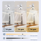 🥳SUMMER HOT SALE🥳💞50K+ SOLD!💥50% OFF! 🎁Smart E27 Ceiling Fan Light with Hi-Fi Bluetooth Speaker & Mood Lighting  Cool Breezes • Crystal-Clear Sound • 16 Million Colours💡🌬️🎵