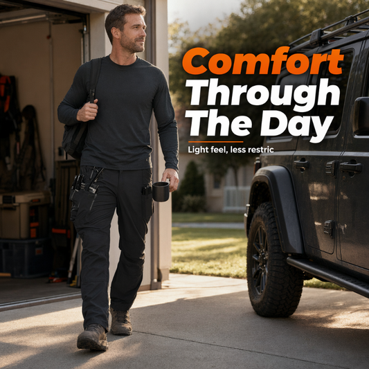 👖 LIMITED-TIME 50% OFF! ✨ Men's Stretchy Breathable Cargo Pants – Utility Pockets, Flexible Fit, Trail to Town 🌲