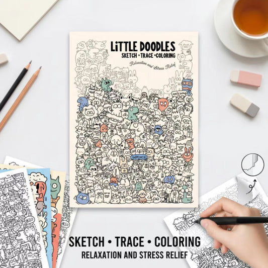 📢📢50% OFF !! ⏰Creative Doodle Art Coloring Book