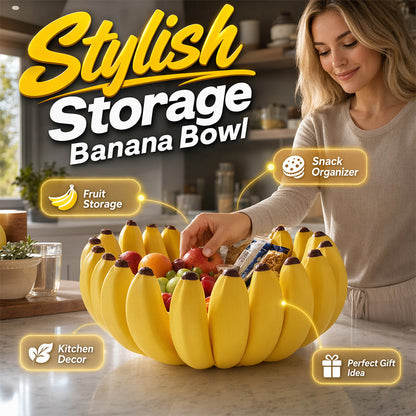 🔥While Supplies Last 40% OFF!🎉 Creative Banana Shape Fruit Bowl